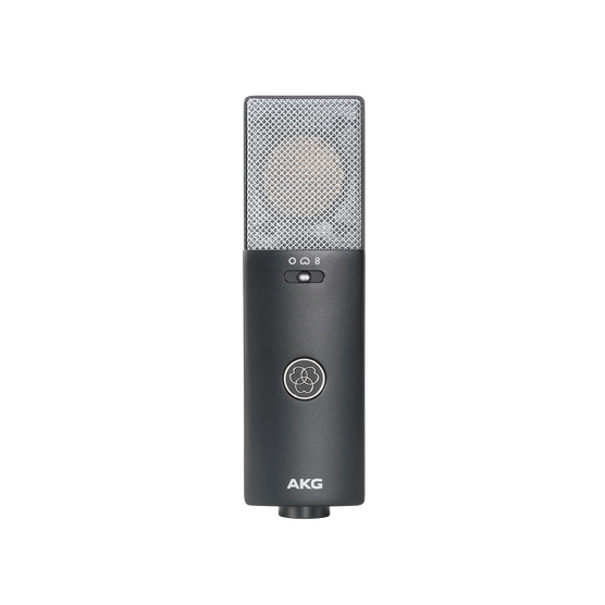 C114 - Black - Large Diaphragm Multi-Pattern Condenser Microphone - Front