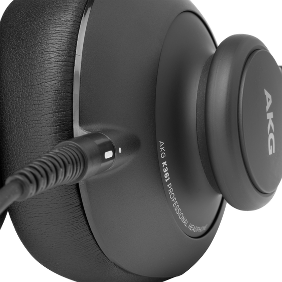 K361 - Black - Over-ear, closed-back, foldable studio headphones  - Detailshot 5