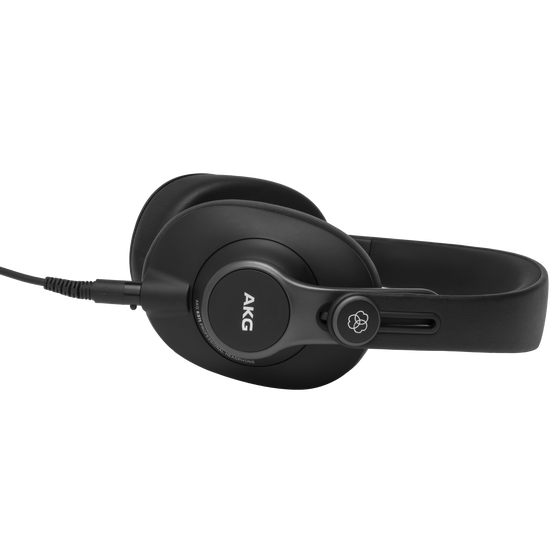 K371 - Black - Over-ear, closed-back, foldable studio headphones - Left