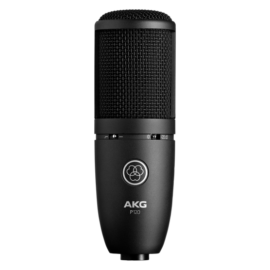 P120 - Black - High-performance general purpose recording microphone - Hero