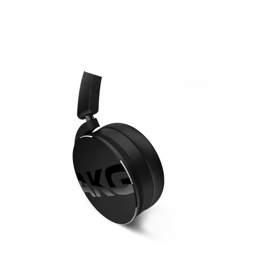 Y50 - Black - On-ear headphones with AKG-quality sound, smart styling, snug fit and detachable cable with in-line remote/mic - Detailshot 1